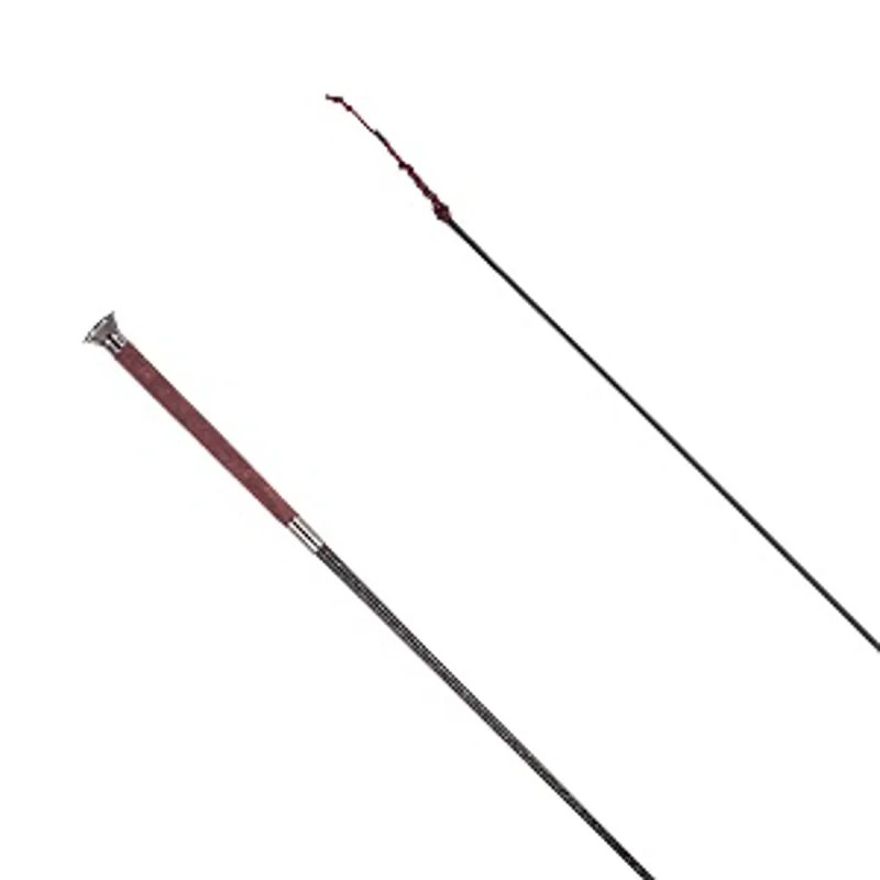 Country Direct Suede Dressage Whip 110cm in Burgundy